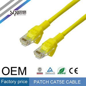 SIPU haute qualité Rond/<span class=keywords><strong>Plat</strong></span> Cat6 <span class=keywords><strong>RJ45</strong></span> Patch Cordon Ethernet Cat5e Câble Réseau - Product Image 3