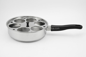 Induzione in Acciaio Inox Uovo Bracconiere con 6 tazze antiaderente - Product Image 4