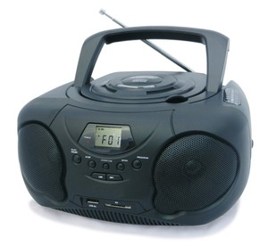 เครื่องเล่นเพลงพกพา MP3 CD USB SD AM/FM บูมบ็อกซ์ - Product Image 1