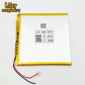 Wholesale ultra thin <strong>3</strong>,7 V 3691155 6000 mAh LiPo battery rechargeable lithium ion polymer - Product Image 2