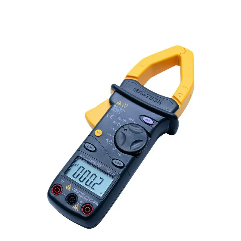 MASTECH MS2101 AC/DC 1000A Digital Clamp Meter DMM Hz/C Clamp Meter วัด Capacitance ความถี่