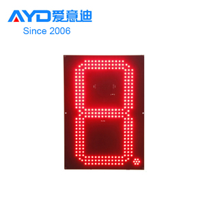 한 자리 숫자 8 9/10 야외 <span class=keywords><strong>7</strong></span> 세그먼트 <span class=keywords><strong>LED</strong></span> 디스플레이, 토퍼 용 <span class=keywords><strong>LED</strong></span> 가스 가격 사인 보드 - Product Image 2