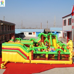 Château gonflable de conte de fées magnifique, château gonflable d'intérieur avec palmier - Product Image 5