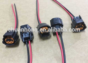 2 Pin, ниссаны, боковой подачи топлива инжектор разъем SR20DET R33 RB25 VG30 Skyline Сильвия - Product Image 5