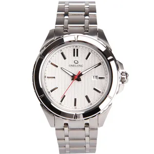 <span class=keywords><strong>5</strong></span> <span class=keywords><strong>ATM</strong></span> resistente all'acqua giappone movimento al quarzo <span class=keywords><strong>orologio</strong></span> posteriore in acciaio inox - Product Image 1