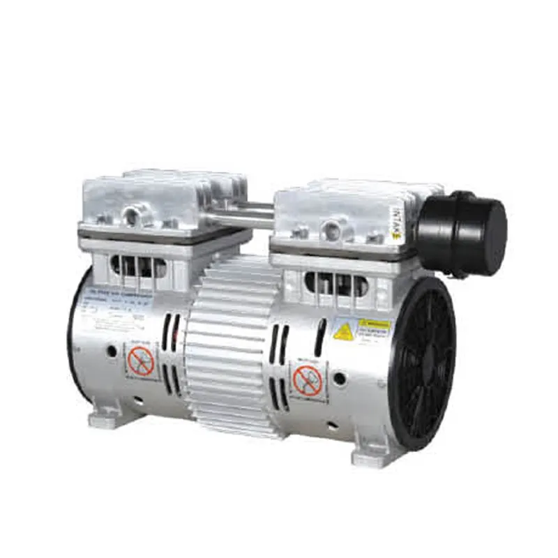 Factory best price 2 cylinder oil free micro air compressor pump for sale