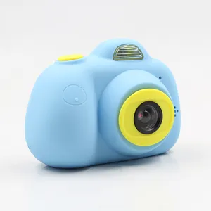 EBay en çok satan 4X Zoom 2 inç Lcd renkli ekran çift lens şarj edilebilir HD Çocuklar dijital fotoğraf makinesi/video kamera 2019