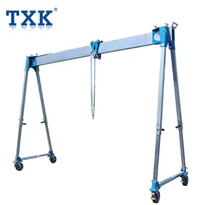 TXK 500kgs mobiler kleiner manueller Portalkran made in China