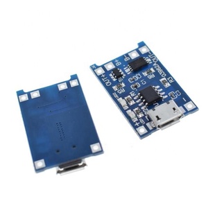 Placa de carga para cargador de batería de litio, módulo <span class=keywords><strong>Micro</strong></span> <span class=keywords><strong>USB</strong></span> de 5V, 1A, 18650, <span class=keywords><strong>TP4056</strong></span>, con protección, funciones duales, Li-ion de 1A - Product Image 1