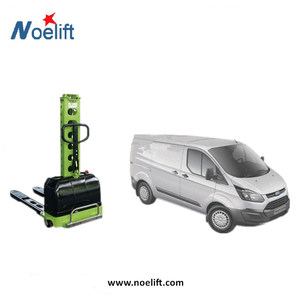 Carretilla elevadora semi eléctrica <span class=keywords><strong>de</strong></span> carga automática, 500kg, para supermercado - Product Image 2