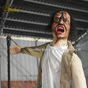 Casa embrujada, valla de horror de zombies, tamaño real, fantasma para sala de <span class=keywords><strong>escape</strong></span>, halloween - Product Image 5