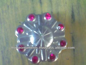 Conchos de Cristal para Sillas de Montar Estilo Western, Conchos con Tornillo, 24 mm, Colores y Tamaños Surtidos - Product Image 5