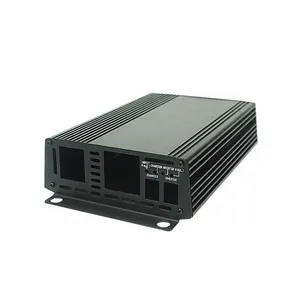 Custom pcb metal electronic aluminium solar control box casing rack din rail enclosure