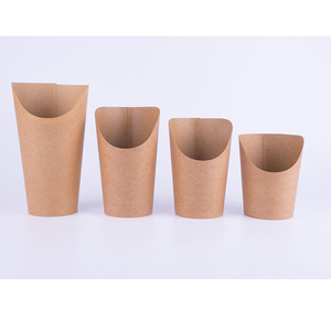 Alta calidad cajas de papel kraft para embalaje taza de papas fritas - Product Image 1