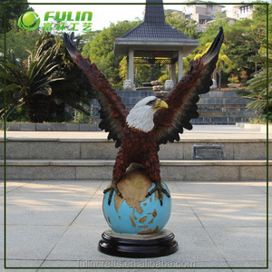 Scultura in Resina di Grande <span class=keywords><strong>Aquila</strong></span> Americana in Volo, Statua Realistica Resistente ai Raggi UV e Impermeabile per Decorazione Casa e Giardino e Regali Aziendali - Product Image 2