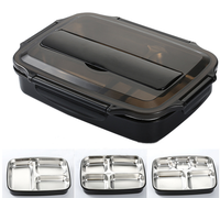 Großhandel Hot Sealing Tiffin Box Edelstahl fach Food Warmers Lunch Box
