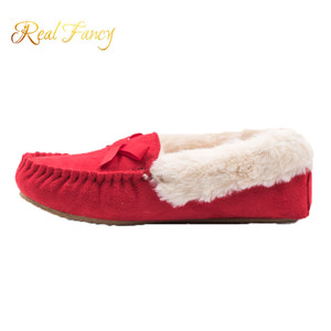 Nuove Pantofole da Donna con Fodera in Ecopelliccia, Stile Mocassino per Interni - Product Image 3
