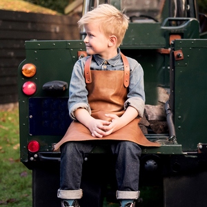 Los niños impermeable jardinería pintura cocina Chef delantal <span class=keywords><strong>de</strong></span> cuero - Product Image 2