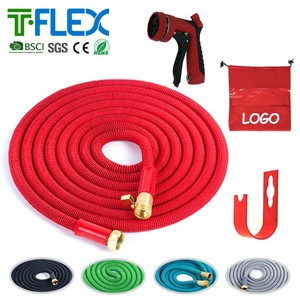 <span class=keywords><strong>Amazon</strong></span> Hot 50ft nueva 304 acero inoxidable metal mangueras de jardin con pistolas de pulverización - Product Image 2
