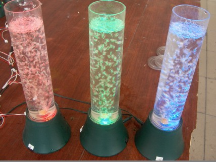 красочный воздушный пузырь привел аквариума аквариума свет коралловых лампы трубка горячей wst-2008