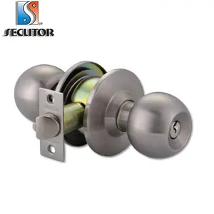 ANSI grade 3 Cerraduras de Perilla Cylindrical Knob Ball Lock