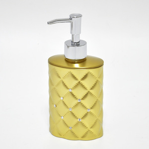 Soporte de cepillo y pasta de dientes de plástico de lujo con decoración de diamantes de imitación - Product Image 5