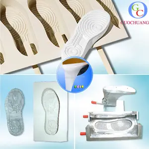 Đế giày làm cho hai phần Silicone cao su cung cấp chất lỏng