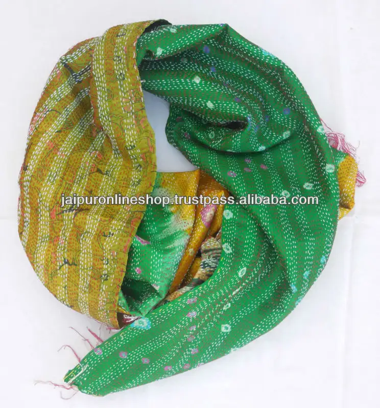 New Tribal tropical kantha scarves/stoles/shawls