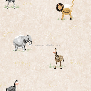 Del fumetto Africa Prateria Animale di Grandi Dimensioni Impermeabile Carta Da Parati per la Camera Dei Bambini - Product Image 2