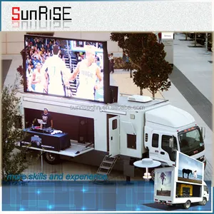 Stage truck led display for road show getting positive recognition p10 stage truck led display billboard light cabinet