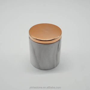 De gran tamaño home premium mármol titular de la vela tarros para la boda - Product Image 3