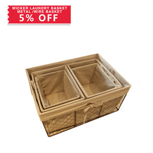 10% OFF! Best Selling Custom Size Houseware Mesh Metal <strong>Wire</strong> <strong>Storage</strong> <strong>Basket</strong> - Product Image 2