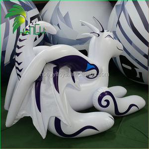 Hongyi White aufblasbare Schnee drache Cartoon Typ Tiers pielzeug zum Verkauf - Product Image 3