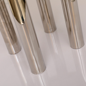 Cao cấp thép không gỉ với vòng gỗ kệ rack hiển thị đứng - Product Image 3