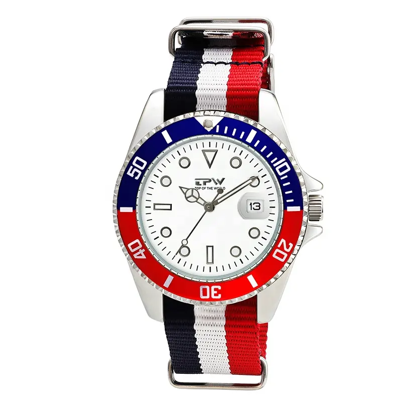 free gift bag leisure unisex alloy watch wholesaler expensive customizable watch nylon strap