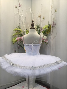 Professionale di alta qualità formato personalizzato 9-12 strati ragazze <span class=keywords><strong>bianco</strong></span> cigno lago balletto Tutu - Product Image 2