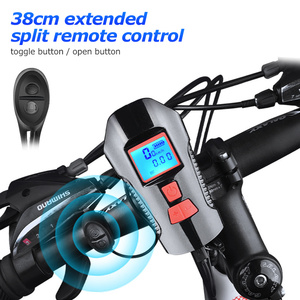 Ome USB <span class=keywords><strong>ricaricabile</strong></span> Mountain Bike luce anteriore T6 <span class=keywords><strong>torcia</strong></span> elettrica con odometro lampada e avvertenza di sicurezza LED fonte di luce per il ciclismo - Product Image 6