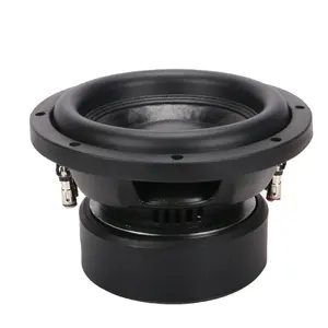 Jld audio mini 8 pollici in acciaio cestino con 80 oz magnete del motore 350 w rms powered subwoofer per la DC 12 v auto