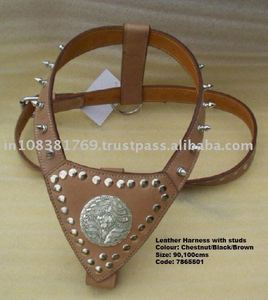 Arnés para perro de diseñador de cuero Premium - Product Image 2
