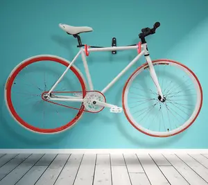 Porte-<span class=keywords><strong>vélo</strong></span> mural en acier <span class=keywords><strong>Crochet</strong></span> de rangement pliable <span class=keywords><strong>pour</strong></span> vélos de route <span class=keywords><strong>pour</strong></span> la maison ou le lieu de travail - Product Image 6