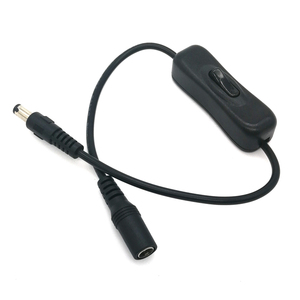 Conector de barril dc 5521 5525 24 v, 12V, 2,1*5,5mm, conector macho hembra con cable de alimentación de cable 2464 2468 - Product Image 5