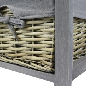 Directo de fábrica barato soporte de <span class=keywords><strong>noche</strong></span> de madera <span class=keywords><strong>mesita</strong></span> de <span class=keywords><strong>noche</strong></span> con cesta de sauce - Product Image 4