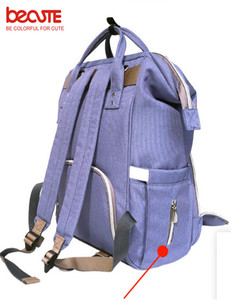 Large Capacity Multi-Color Fashion Polyester Baby Diaper <strong>Bag</strong> Backpack <strong>with</strong> Bottle Warming <strong>Changing</strong> <strong>Mat</strong> &amp; Stroller Hook - Product Image 5