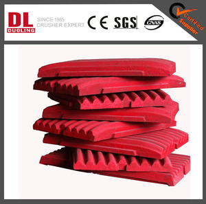 Forros de trituradora de mandíbula Mn18 placas de la quijada - Product Image 1