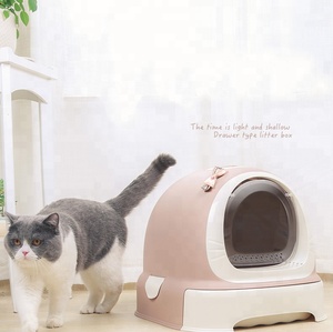 Caixa de vaso sanitário descartável para gato, portátil, gato - Product Image 3