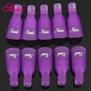 Etiqueta Privada de acrílico plástico reutilizable Uv Gel removedor de esmalte de uñas herramientas de uñas remoje limpiador Clip - Product Image 5