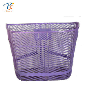 Wholesale bicycle black basket/folding basket/bicycle princess basket bicycle front basket
