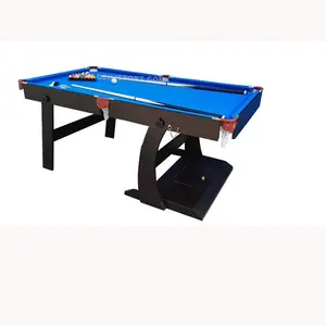 Factory price 6FT Folding up Billiard table, Foldaway Pool Snooker table