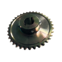 Pignon d'axe en acier fendu Luckyway Made 428, axe de 30 mm, adapté pour karting et course de karts