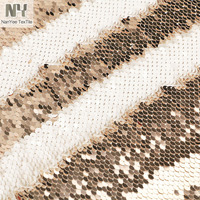 Nanoyee-tissu à paillettes balance de poisson Champagne blanc, Textile à paillettes, couleur Champagne, pour la cour